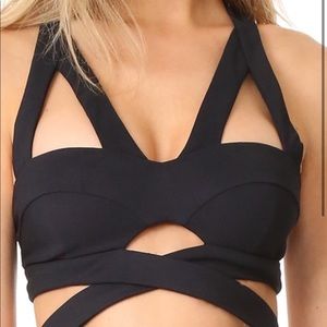 Fella “Lucifer” XS Black Bikini Top, from Shopbop